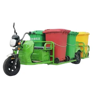 Triciclo eléctrico totalmente automático e inteligente para la clasificación de basura