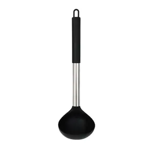 Grosir peralatan dapur silikon Spatula sendok sup alat masak dapur peralatan dapur kayu