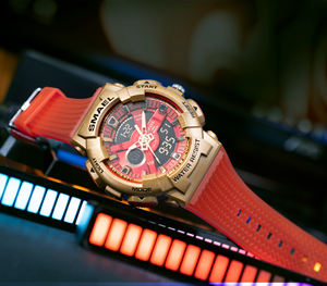 SMAEL-<span class=keywords><strong>reloj</strong></span> deportivo digital para hombre, pulsera <span class=keywords><strong>con</strong></span> pantalla led, impermeable, jam tangan, 8006 - Product Image 1