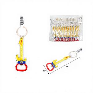 Porte-clés ouvre-bouteilles en métal avec logo personnalisé, modèle 25DZ/CS, 4.6 pouces - Product Image 1