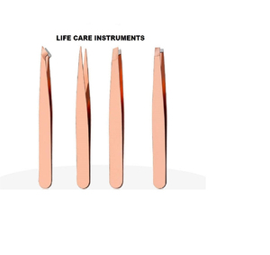 Pince à épiler en acier inoxydable à pointe fine, légère et précise, pour la mise en forme des sourcils et l'élimination des poils du visage - Product Image 2