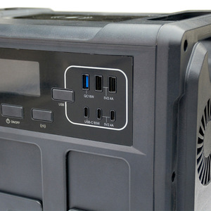 สถานีไฟฟ้าพกพา 1500W 220V แบตเตอรี่ LiFePO4 อินเวอร์เตอร์คลื่นไซน์บริสุทธิ์ ช่องเสียบ Type C สำหรับตั้งแคมป์กลางแจ้งและสำรองไฟบ้าน - Product Image 2