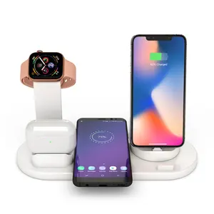 Hot Sale Products Super Multi Function 6 in 1 Mobile Phone Charging Station Universal Wireless Charger Dock Docking Station