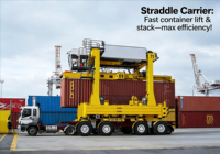 Chariot à conteneurs robuste personnalisable - 30/50 tonnes électrique/diesel, compatible avec les conteneurs de 20/40 pieds, avec assistance après-vente 24h/24