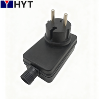 Adaptateur secteur mural HYT AC DC IP44 étanche 12V 1A 12W pour l'éclairage des arbres de Noël