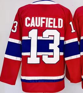 Cole Caufield # 13 Maillots des Canadiens de Montréal en gros |   Maillots de hockey cousus Caufield des Canadiens en gros - Product Image 1