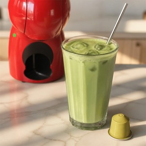 Cápsulas de Té Verde Matcha, Té Instantáneo Saludable Sin Azúcar, Empaque a Granel, Compatible con Máquinas <span class=keywords><strong>Dolce</strong></span> <span class=keywords><strong>Gusto</strong></span> - Product Image 3