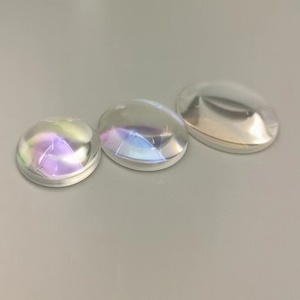 Sílice fundida de vidrio óptico personalizada JGS1 Diámetro 30mm FL30mm Lente asférica para LED UVC - Product Image 2