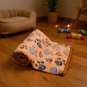 Coperta per animali domestici Yommy 80x80cm in morbido pile per cani e gatti, calore accogliente - Product Image 3