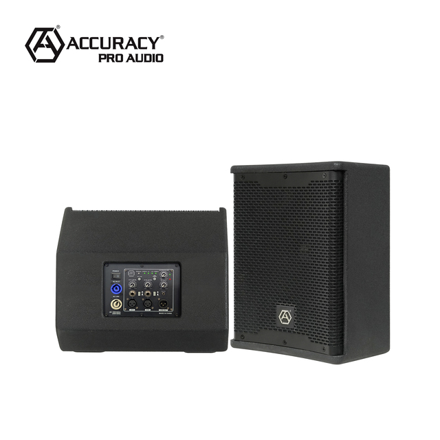 Accuracy Pro Audio WK08D7 8" 200W Power Amplifier New Design Flexible Usage Sound System Professional Wooden Active Speaker
