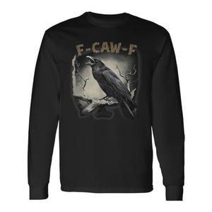 Camiseta de manga larga Black Crow F Caw F Black Bird - Product Image 1