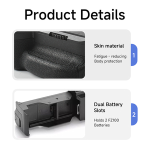 Impugnatura Antiscivolo per Fotocamera con Durata della Batteria Prolungata per Sony A6600 - Product Image 6