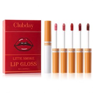 Set de Maquillaje Labial en Forma de Cigarrillo Clubday de 5 Piezas, Cosméticos Personalizados, Lápiz Labial Impermeable - Product Image 3