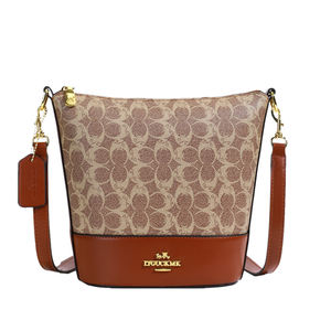 Sac seau de style rétro européen-américain avec fermoir arrière, en PU, doublure intérieure en fibre de polyester. - Product Image 3