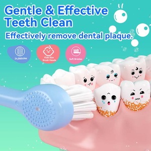 <span class=keywords><strong>Brosse</strong></span> <span class=keywords><strong>à</strong></span> dents <span class=keywords><strong>électrique</strong></span> Seago Baby Brush SG-2139 pour bébés de 0 <span class=keywords><strong>à</strong></span> 6 <span class=keywords><strong>ans</strong></span> avec lumière LED colorée, poils ultra-doux, autonomie de 60 jours, forme mignonne, OEM - Product Image 2