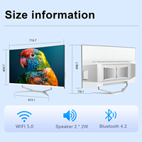 PC Todo en Uno de 32 Pulgadas, Full HD, Micro-Borde, N5095, Configuración Personalizada de Fábrica, Monoblock, Venta al Por Mayor