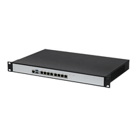 1U Firewall Pfsense Linux Rackmount Cloud Computer 6LAN 8LAN 10LAN SFP 1U Rack Server PC
