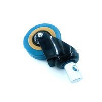 Pièces de fauteuil roulant roue pivotante médicale à 4 roulettes avec fourche