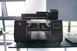 MT a colori XP600 UV a getto d'inchiostro Flatbed stampante per etichette con 2 testine di stampa ad alta risoluzione per cuoio <span class=keywords><strong>e</strong></span> materiali flessografici - Product Image 5