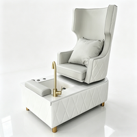 Chaise de pédicure de luxe à dossier haut avec pompe à jets, équipement moderne pour salon de manucure, canapé de pédicure, banc de pédicure, vente chaude