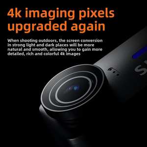 Caméra d'action 4K30fps C110 + WiFi Casque portable à distance Motos Caméra sport étanche HD pour <span class=keywords><strong>Tik</strong></span> <span class=keywords><strong>Tok</strong></span> Instagram - Product Image 4