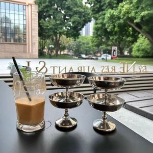 Copas de Postre Ecológicas de Acero Inoxidable de 200 ml, Tazas para Helado y Pudín para Cafeterías, Elegantes Tazones para Parfait - Product Image 4