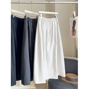 Korean Style Casual Versatile Long <strong>Skirt</strong> Plus Size <strong>Skirts</strong> Women 2026 Spring New Fashionable High Elastic Waist a Line <strong>Skirt</strong> - Product Image 1