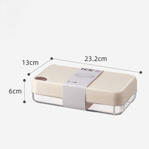 Nouveau fabricant de bacs à glaçons en plastique écologique Outils de <span class=keywords><strong>cuisine</strong></span> d'été de style crémeux Presse en un clic avec nouveautés - Product Image 2