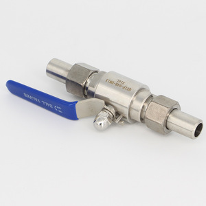 Vanne à boisseau sphérique à filetage externe en acier inoxydable 304, modèle Q21F-16P, pour instruments à haute température et pression, à brancher manuellement - Product Image 3