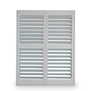 Volets en verre à persienne intérieure réglable pleine hauteur blanche personnalisable Modèle d'ouverture horizontale pour la ventilation de l'air de l'hôtel - Product Image 1