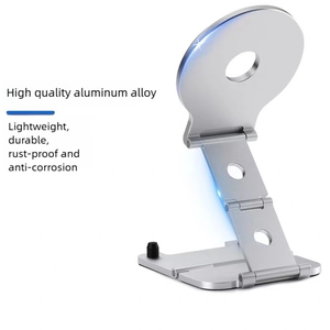 Support de téléphone magnétique multifonctionnel en métal avec poignée antidérapante en silicone pour téléphone, tablette et bureau - Product Image 4