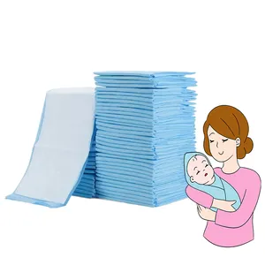 Almohadillas desechables superabsorbentes para bebés y mujeres, para cama, Hospital, medicina, incomodidad, color azul