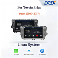 Autoradio pour Toyota Prius avec écran tactile de 9 pouces (2009-2017), système Linux, avec Android Auto et CarPlay sans fil