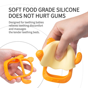 ยางกัดสำหรับเด็กแคคตัสแบบไม่ปล่อยให้เด็กกัดเล่นซิลิโคนป้องกันการหล่นจับมือจับแน่นแคคตัสแบบถอดออกได้ - Product Image 3