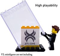 Présentoir de figurines en acrylique, boîte de présentation de blocs de construction, figurine d'action, jouets de rangement pour Minifigure