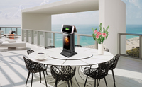 Lecteur publicitaire à écran tactile double face de 7 pouces avec WiFi, batterie longue durée, application de commande automatique et système de promotion au détail