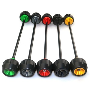 Avant de moto CNC roue fourche d'essieu Crash protecteur curseur support vis pour <span class=keywords><strong>KAWASAKI</strong></span> Z650 Ninja650 2017 2018 <span class=keywords><strong>2019</strong></span> - Product Image 6