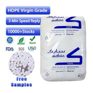 Granulés de résine plastique HDPE Q 5502BN de qualité film, à haut débit, matière première résistante aux produits chimiques pour applications médicales et de canalisations - Product Image 1