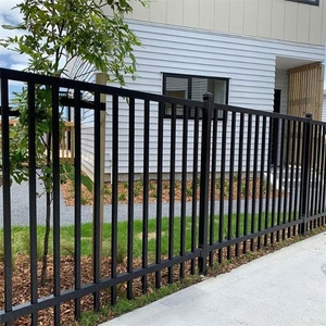 Sắt rèn hàng rào và lan can nhúng nóng mạ kẽm Euro palisade sắt cực hàng rào xử lý nhiệt khung sắt hàng rào - Product Image 6