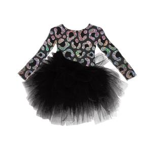 New Fashion <b>Red</b> Leotard Dance Costume Girl Knee Length Valentines' Day <b>Tutu</b> Dancing Dress for Girl - Product Image 1