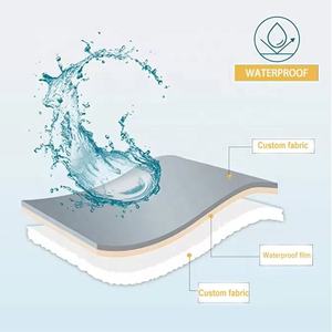Protège-matelas lavable en TPU imperméable, housse de matelas à poches profondes de 18 pouces, style drap-housse avec <span class=keywords><strong>bande</strong></span> élastique - Product Image 2