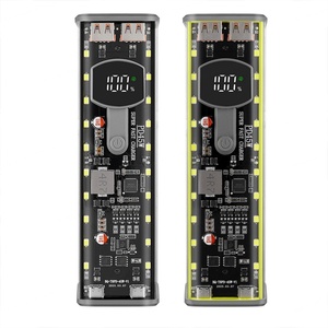 Caja de Carga para Baterías 18650, Voltaje Ajustable, PD45W 22.5W, Doble USB Tipo C, Carga Rápida - Product Image 1