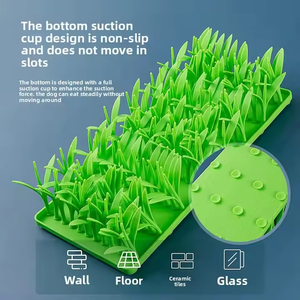 Vente en gros de nouveau tapis de léchage en silicone pour chien de compagnie à alimentation lente avec ventouse nettoyage facile - Product Image 4