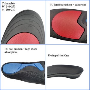 Solette Ortopediche per Fascite Plantare, Solette Sportive per Corsa, Supporto Arco Plantare, Sollievo dal Dolore da Metatarsalgia - Product Image 3