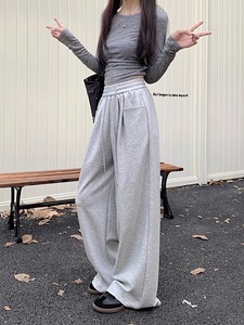 <span class=keywords><strong>Pantaloni</strong></span> larghi a gamba larga a vita alta <span class=keywords><strong>pantaloni</strong></span> larghi a gamba dritta larghi a vita alta <span class=keywords><strong>pantaloni</strong></span> Casual - Product Image 2