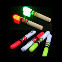 Bâton lumineux de pêche vert/rouge sans batterie, bâton lumineux LED pour la pêche, bâton lumineux Starlight, accessoire de pêche