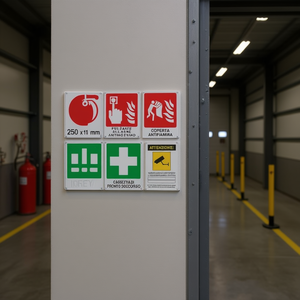 Señal de Seguridad Ttake, Gráfico de Manguera Contra Incendios de 250 x 310 mm - Product Image 3