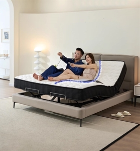 Colchón Ergonómico Inteligente Tamaño King Split, <span class=keywords><strong>Cama</strong></span> Ajustable de Gravedad Cero con Masaje Oculto California, Moderno y de Firmeza Media para Dormitorio de Hotel - Product Image 3