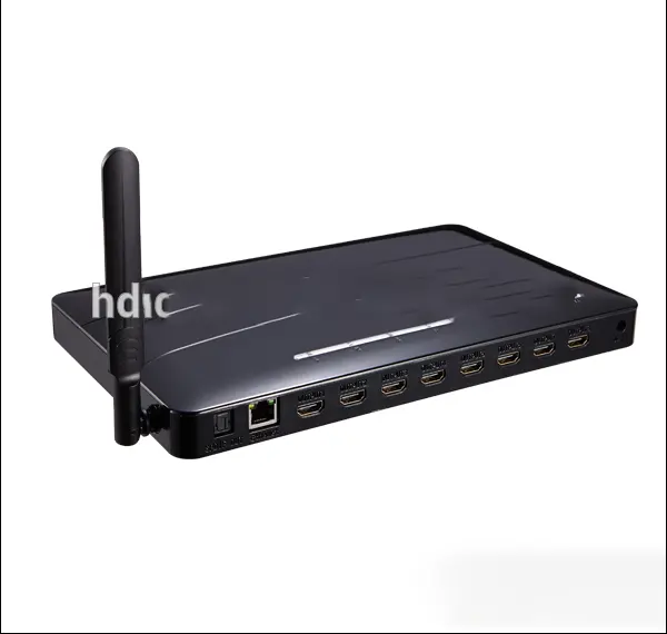 androide tv box multimediale intelligente giocatore stream con ingresso hdmi e le uscite