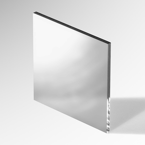 One-way <strong>Mirror</strong> Sheet Silvery Customised Infinity <strong>Mirror</strong> Advertisement Light Box Decoration Raw Material Sheet - Product Image 1